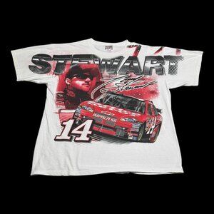Chase Authentics‎ Tony Stewart #14 AOP 100% Cotton Shirt Adult 2XL